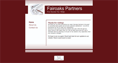 Desktop Screenshot of fairoakspartners.net