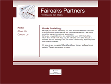 Tablet Screenshot of fairoakspartners.net